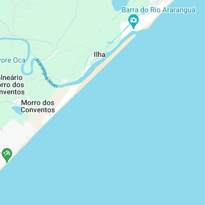Morro dos Conventos surf map