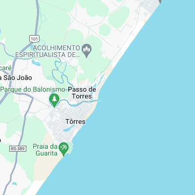 Passo de Torres surf map