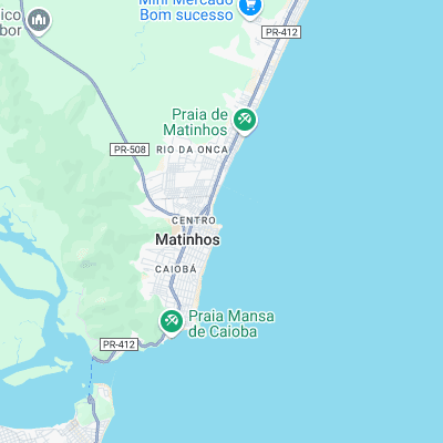 Pico de Matinhos surf map