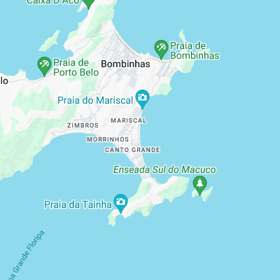 Praia do Mariscal surf map