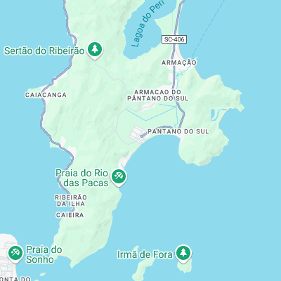 Praia dos Açores surf map