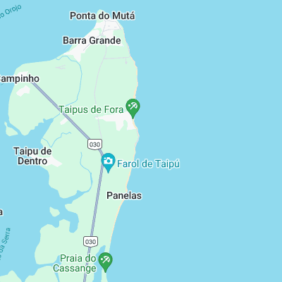 Taipu de Fora surf map