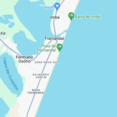 Tramandai - Malvina surf map