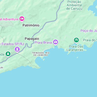 Trindade surf map