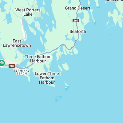 Fisherman's Reserve surf map