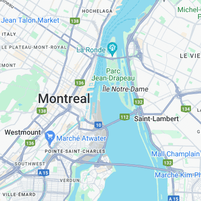Habitat '67 - Montreal surf map