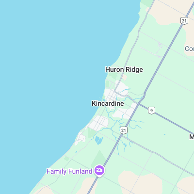 Kincardine surf map