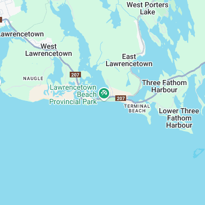 Lawrencetown surf map