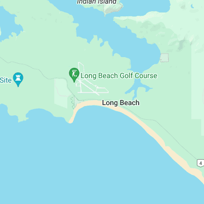 Long Beach surf map