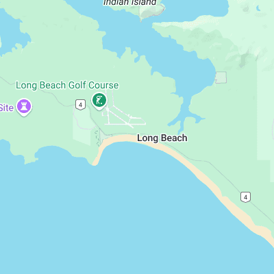 Long Beach surf map