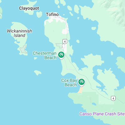 Tofino surf map