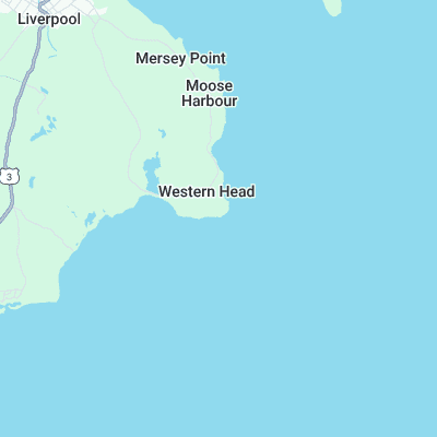 Western Head surf map