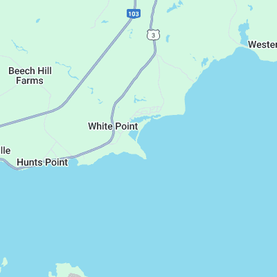 White Point Beach surf map