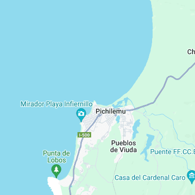 La Puntilla surf map