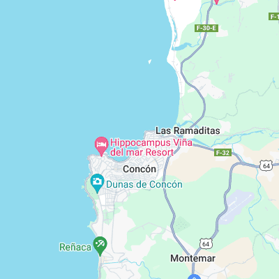 Playa Amarilla surf map