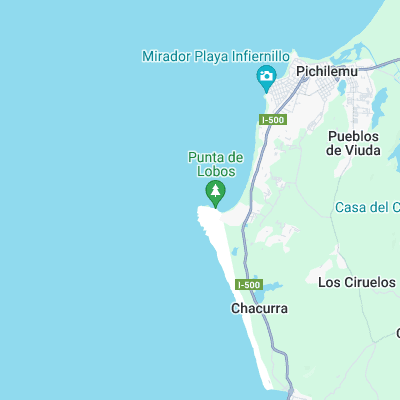 Punta de Lobos surf map