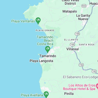 El Estero surf map