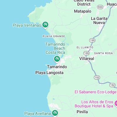 El Estero surf map