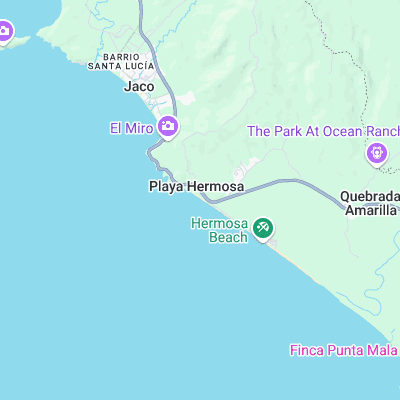 Hermosa surf map