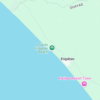 Engabao surf map