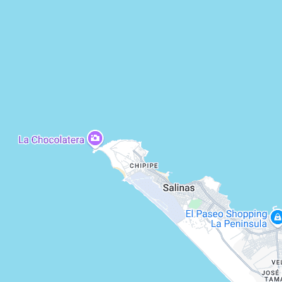 La Chocolatera surf map