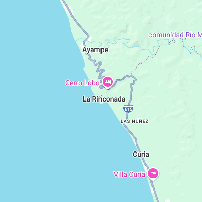 La Rinconada surf map