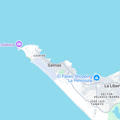 Playero de Miramar surf map