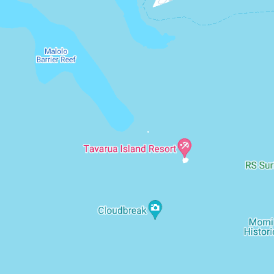 Namotu Lefts surf map