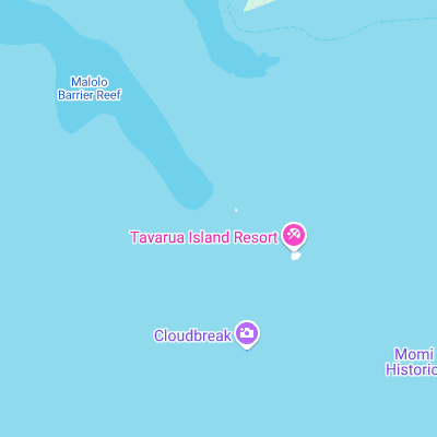 Namotu Lefts surf map