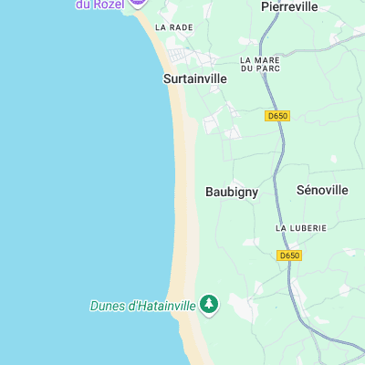 Baubigny surf map