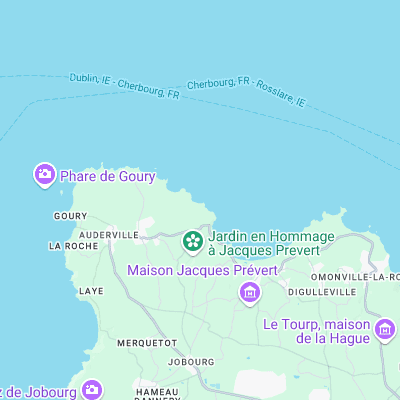 Fort de Saint Germain des Vaux surf map