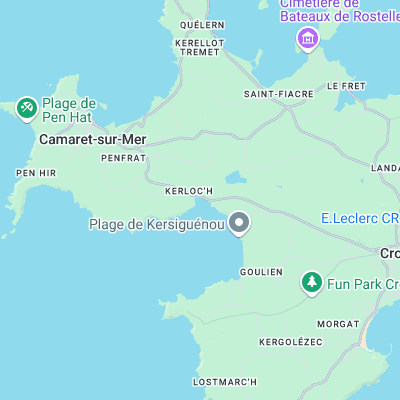 Kerloc'h surf map