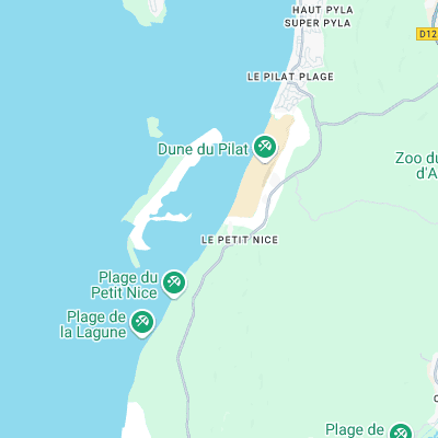 La Lagune surf map