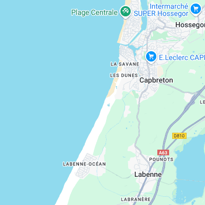 La Pointe surf map