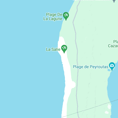 La Salie surf map