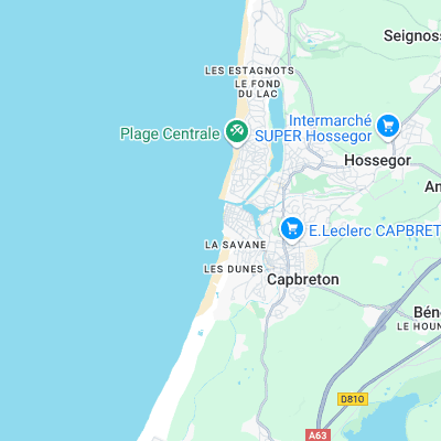 Le Prévent surf map