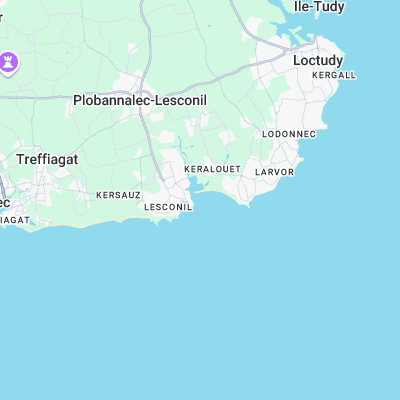 Lesconil surf map