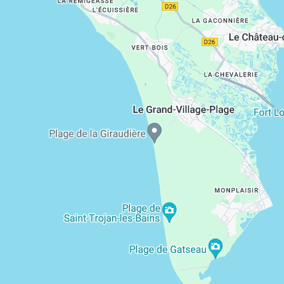 Oleron - Grand-Village surf map