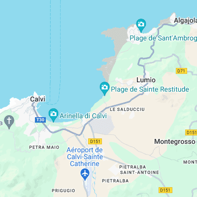 Sainte-Restitude surf map