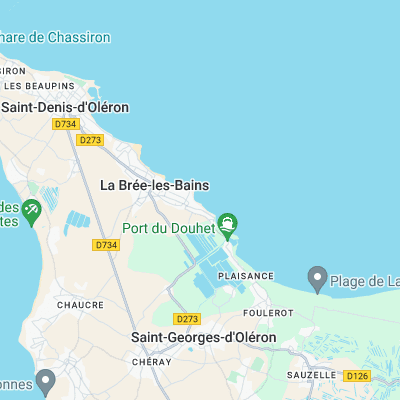 St Denis - Ile d'Oleron surf map