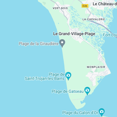 St Trojan - Ile d'Oleron surf map
