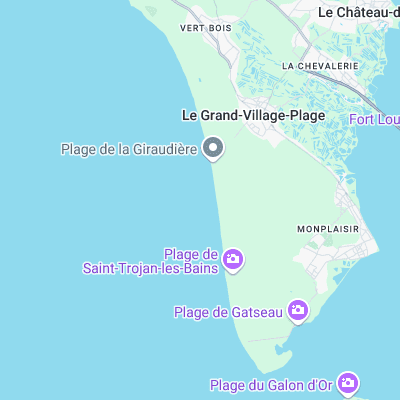 St Trojan - Ile d'Oleron surf map