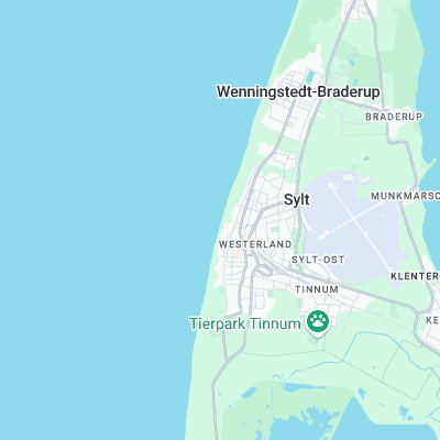 Sylt - Westerland surf map