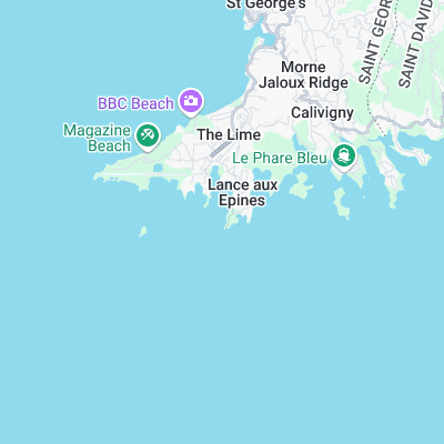 Prickly Point surf map