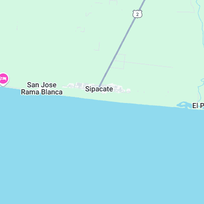 Zipacate surf map