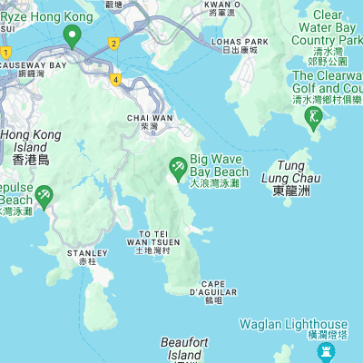 Tai Long Wan (Hong-Kong) surf map