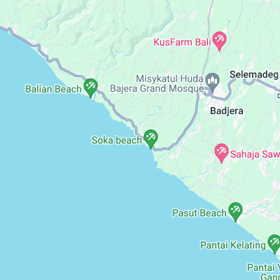 Balian surf map