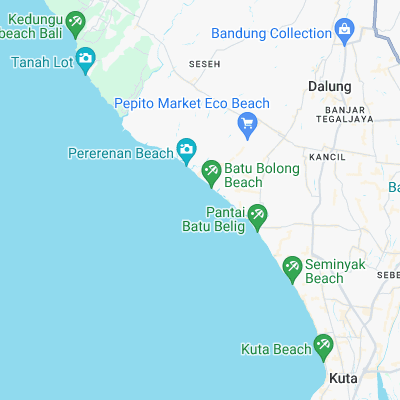 Canggu surf map