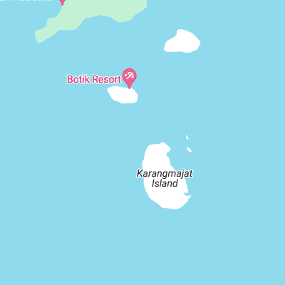 Kandui Left surf map