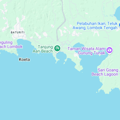 Kuta surf map